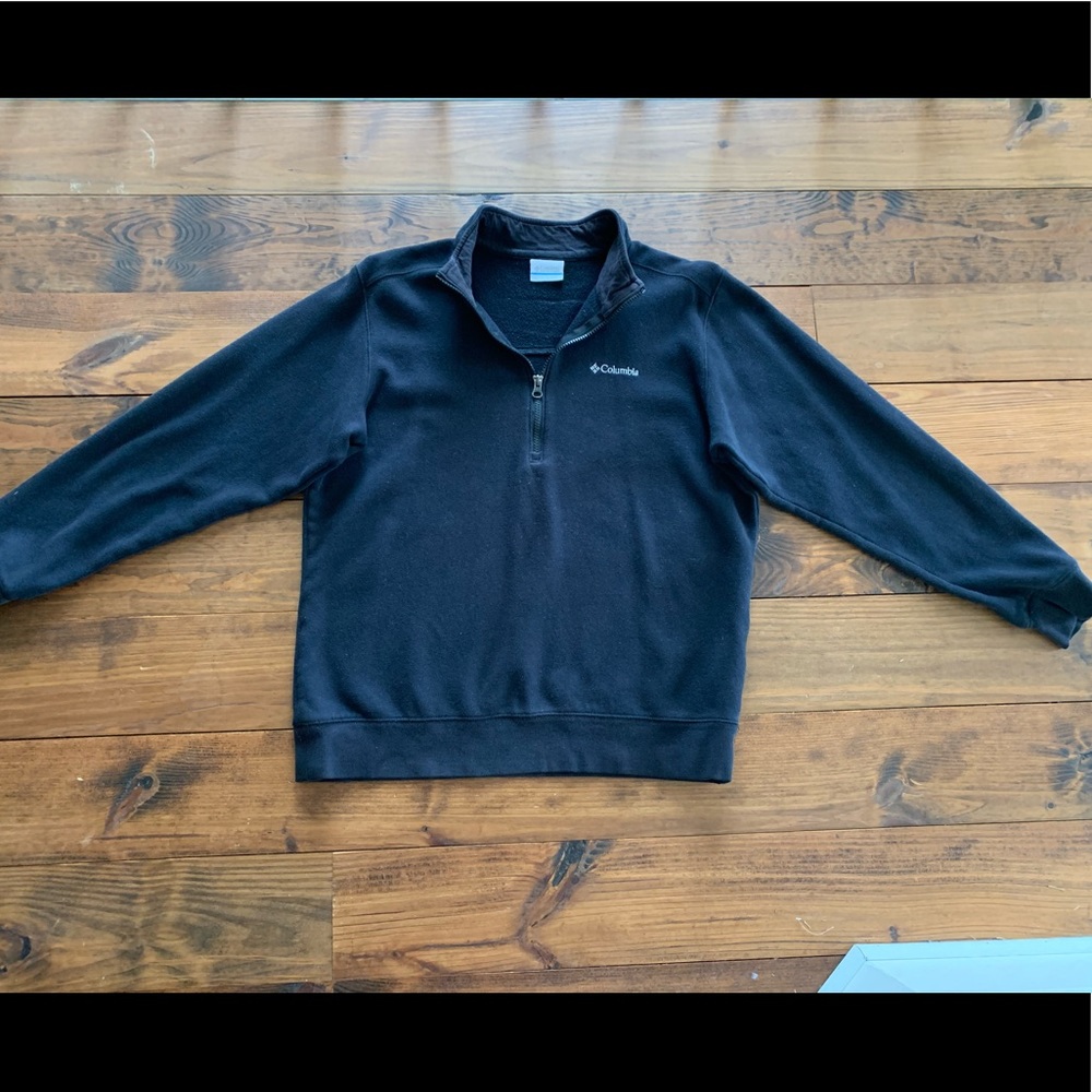 Medium black quarter zip Columbia pullover